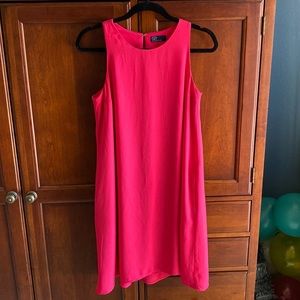 Gap sleeveless hot pink dress